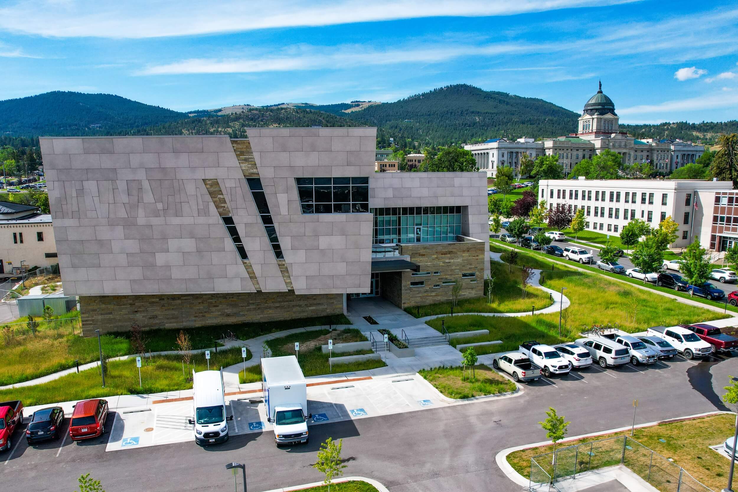 Montana Heritage Center aerial view